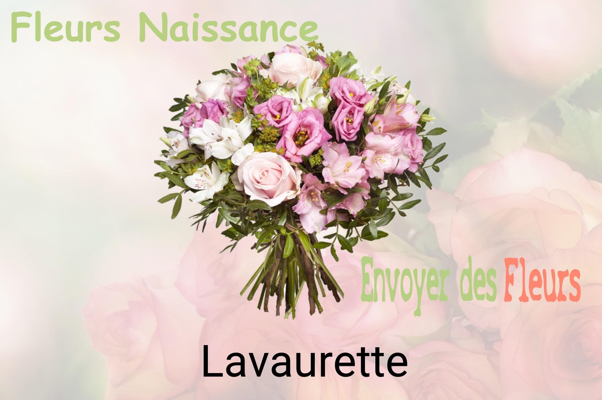 Bouquet de fleurs de naissance livré à Lavaurette